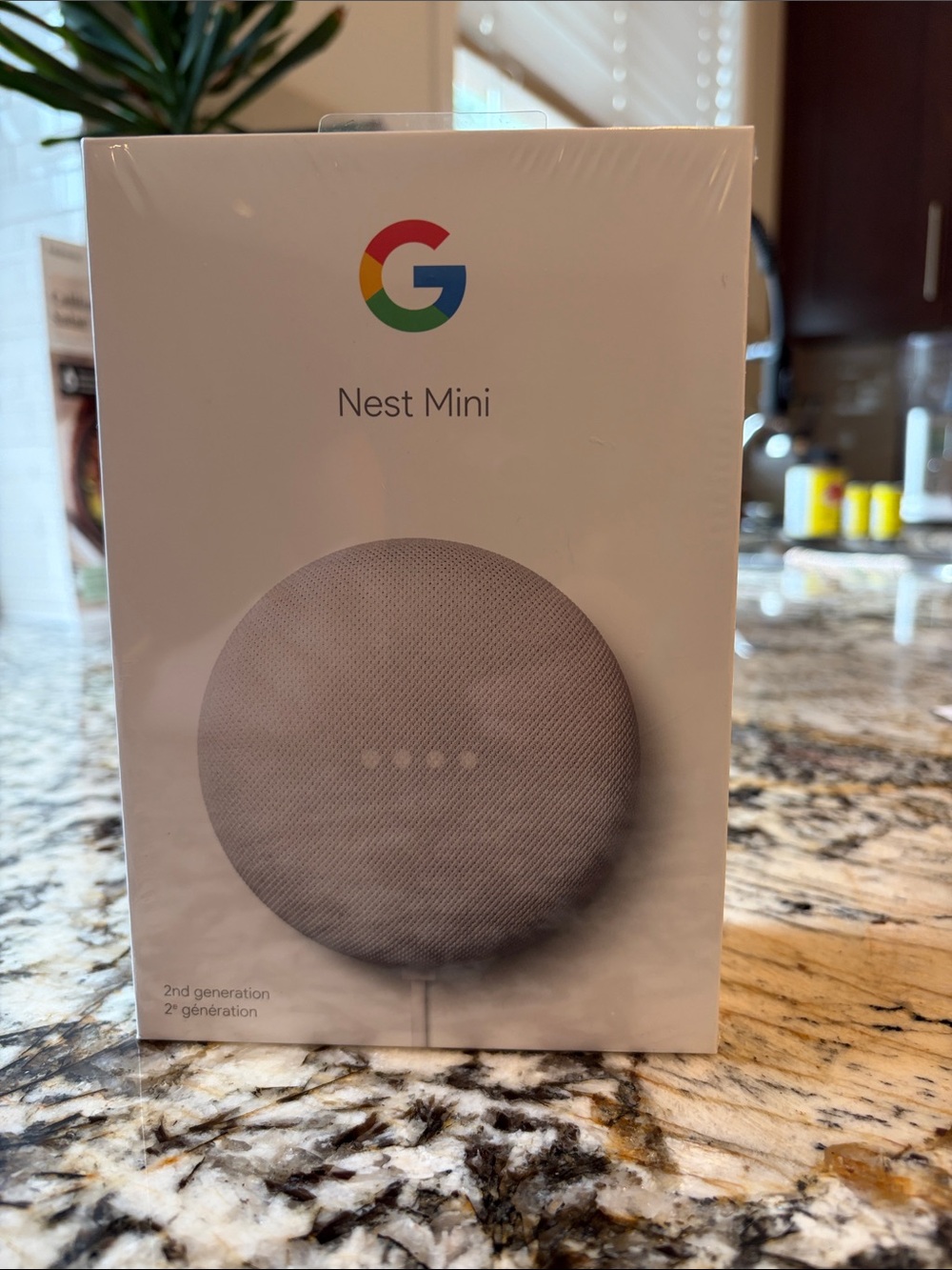google Nest Mini 2nd Gen Smart Speaker - Chalk Gray